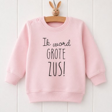 Sweater, Trui, word, grote, zus